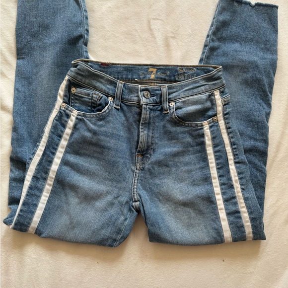 7 for all mankind skinny jeans - Picture 3 of 7